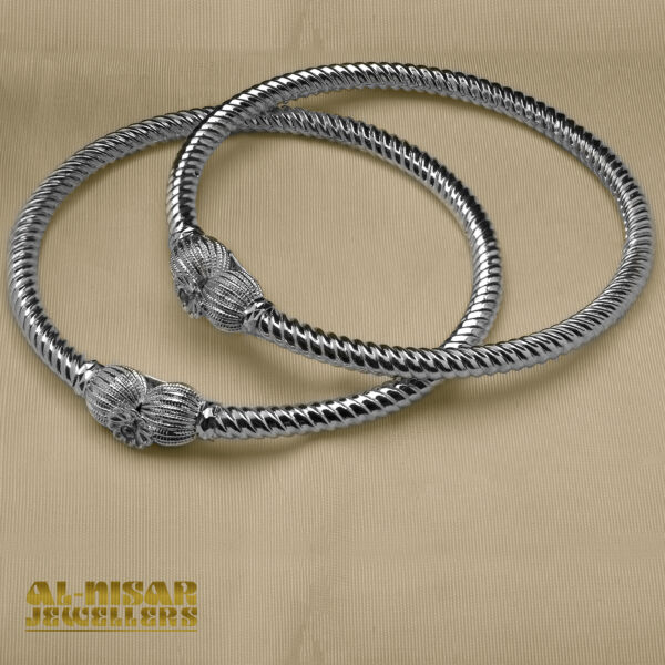 Silver Torque Bangles